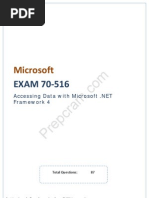 Microsoft 70-516 Exam Dumps