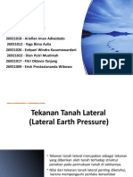 Tekanan Tanah Lateral (Lateral Earth Pressure)