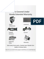 Honda's ATW covers major vehicle components