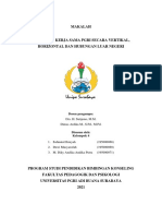 Hubungan Kerja Sama Vertikal, Horizontal, Dan Hubungan Luar Negeri