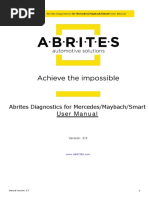 User Manual: Abrites Diagnostics For Mercedes/Maybach/Smart