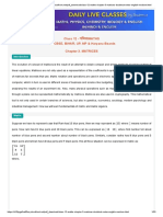 Class 12 Maths Chapter 3 Matrices Doubtnut Notes English Medium