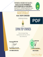 Sertifikat: DPM Fip Unnes