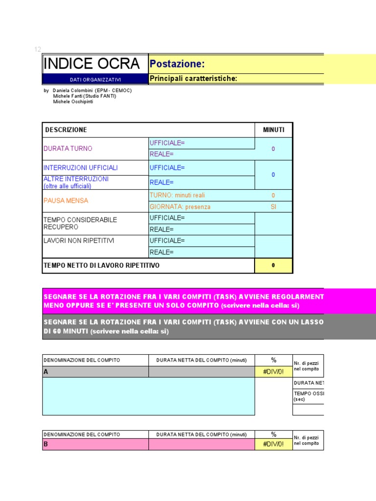 OCRA | PDF