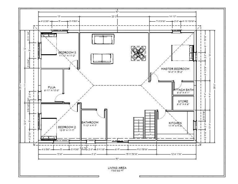 Map of House | PDF | Home | Room