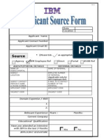 Applicant Source Form