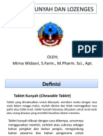 Tablet Kunyah Dan Lozenges