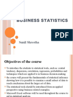 Business Statistics: Sunil Shrestha