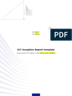 Ict Inception Report Template v6.00 En