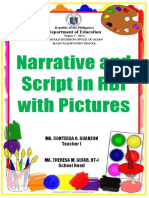 Narrative and Script in RBI With Pictures: Department of Education