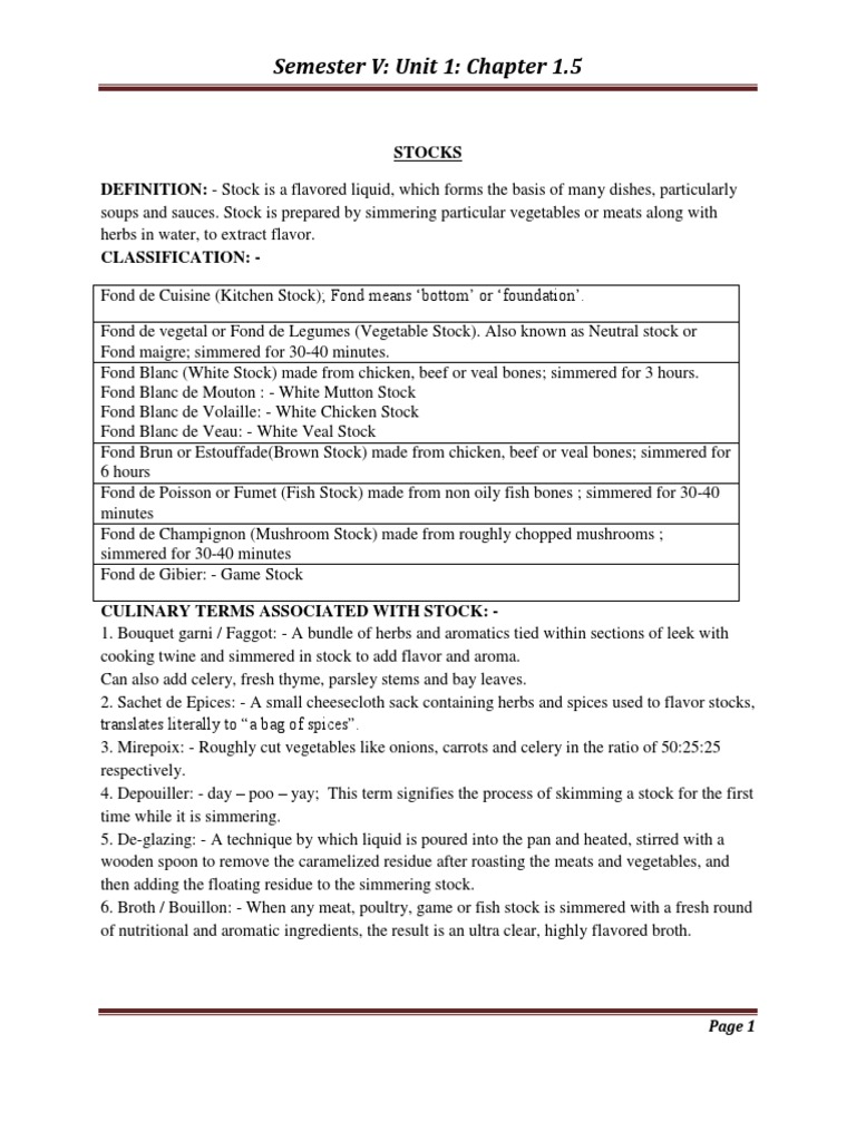 Preparing Quality Stocks A Comprehensive Guide to Classification