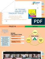 Petunjuk Teknis UKS PAUD - Sosialisasi PKS 040821