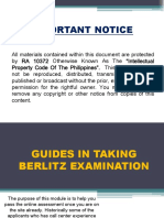 Berlitz Examination Guide