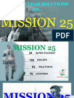 Clever Clean Solutions Inc.,: Mission 25