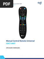 Programación Control Universal Mitzu MRC-UNI6 | PDF | Control remoto ...