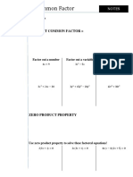 Factor and solve equations involving greatest common factors