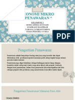 Ekonomi Mikro Penawaran