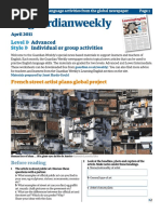 Download Learning English April 2011 Advanced worksheets by The Guardian SN52912067 doc pdf