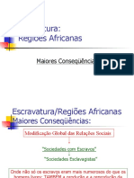 Escravatura  regiões africanas