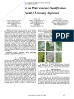 A Survey Paper On Plant Disease Identification Using Machine Learning Approach