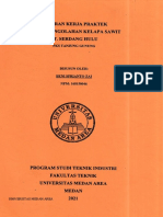 Beni Sprianto Zai - Laporan Kerja Praktek Proses Pengolahan Kelapa Sawit PT. Serdang Hulu