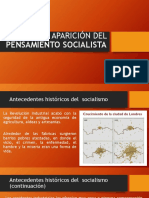 APARICION DEL SOCIALISMO