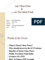 Kisan Vikas Patra & Public Provident Fund