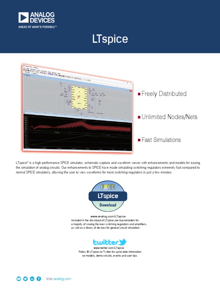 (Analog Devices) LTspice ShortcutFlyer PDF