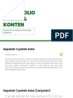 Cara Membuat Portofolio Hasil Karya Internship