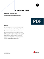 U Blox8 M8 ReceiverDescrProtSpec UBX 13003221