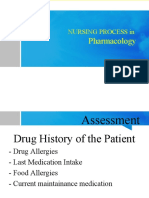 NURSING PROCESS in Pharmacology