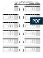 Calendário Escolar 2016/2017