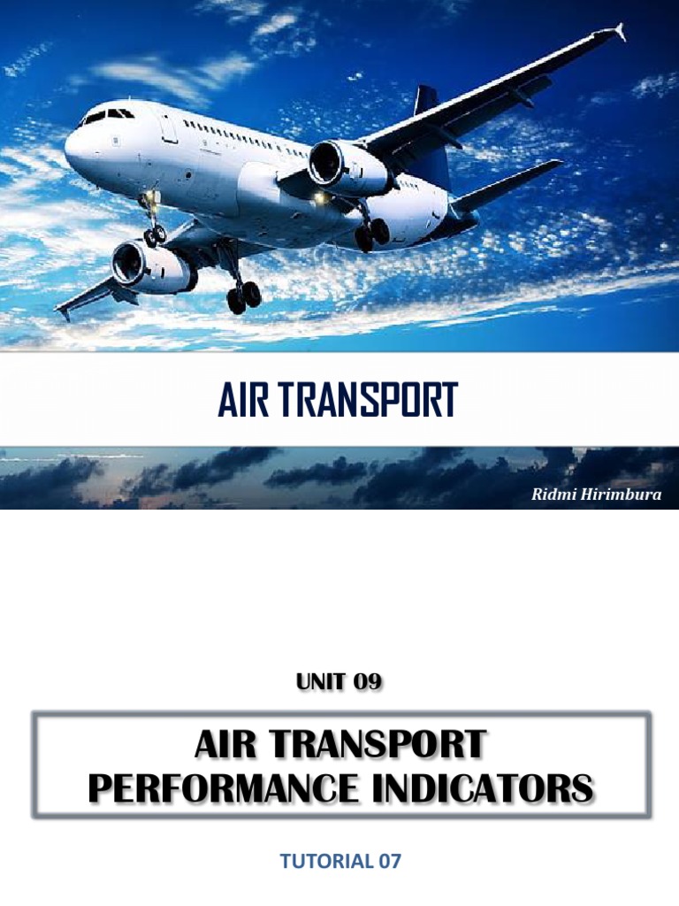 Air Transport Performance Indicators - Tutorial Answers | PDF ...