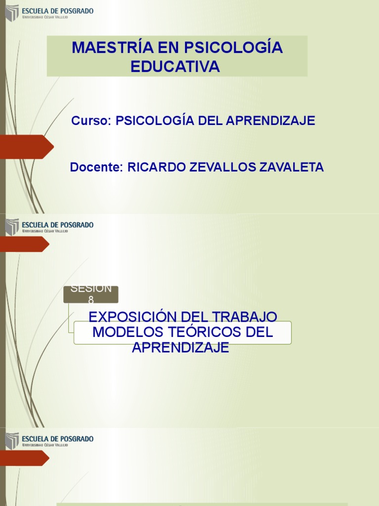 Aprendizaje Sesión 8 | PDF | Crecimiento personal y profesional