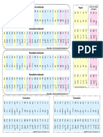 Abecedário para Colar - CORES