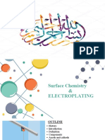 Surface Chemistry and Electroplating