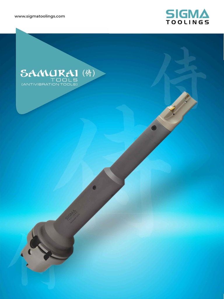 Sigma Samurai Antivibration Tools | PDF | Machining | Economic Sectors