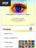 Principles of Vision & Colour: Ir Dr. Sam C. M. Hui