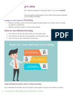 Method Overriding in Java