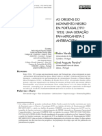 Varela, Pedro & José Augusto Pereira - As Origens Do Movimento Negro em Portugal (1911-1933) - Uma Geração Pan-Africanista e Antirracista (2020)