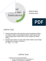 Soal-Soal Redoks Dan Elektrokimia