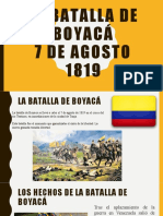 La Batalla de Boyacá
