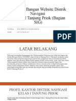 Kerja Praktek Fachriza Ramanda (Rancang Bangun Website Distrik Navigasi Kelas I Tanjung Priok)