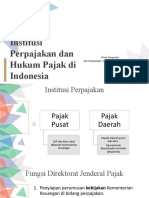 Institusi Perpajakan Dan Hukum Pajak