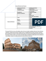 Comparative Analysis of Architectural Elements and Features