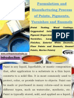 Paints Pigments Varnishes Enamels Technology Handbook
