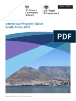 Intellectual Property Guide South Africa 2016: Intellectual Property Office Is An Operating Name of The Patent Office