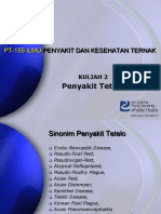 2. PT-155 Ilmu Penyakit Dan Kesehatan Ternak - Kuliah 2 - Penyakit Tetelo Dan Pullorum (1)