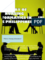 HISTORY OF NURSING INFORMATICS IN THE PHILIPPINES Grp. 3