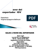 TRIBUTARIO-Saldo a Favor Del Exportador IGV